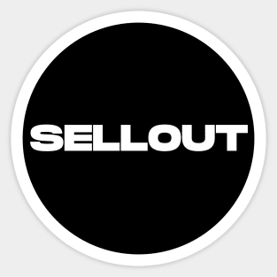 Sellout Circle (Black) Sticker